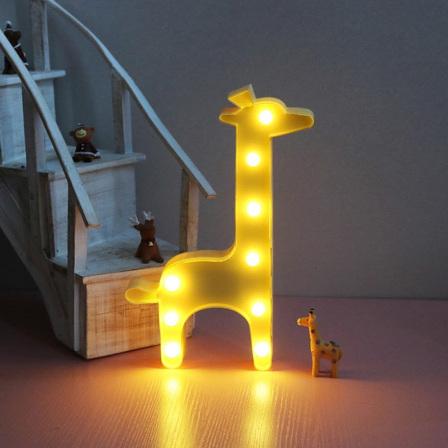 Giraffe Shape LED Decorative Night Light (1 Pc) Giraffe Shape LED Decorative Night Light (1 Pc)